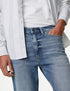 Loose Fit Vintage Wash Jeans